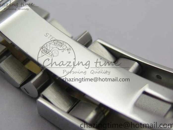 MiroTime 0519 DateJust 41 SS YG 126333 Fluted Bezel DJF Best Edition 904L Steel Gray Dial Green Roman Markers on Jubilee Bracelet A Seasonal 3194